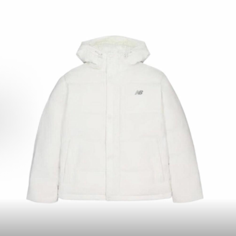 New Balance 户外保暖舒适连帽羽绒服男款 AMJ43351-CIC