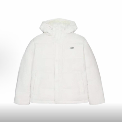 New Balance 户外保暖舒适连帽羽绒服男款 AMJ43351-CIC