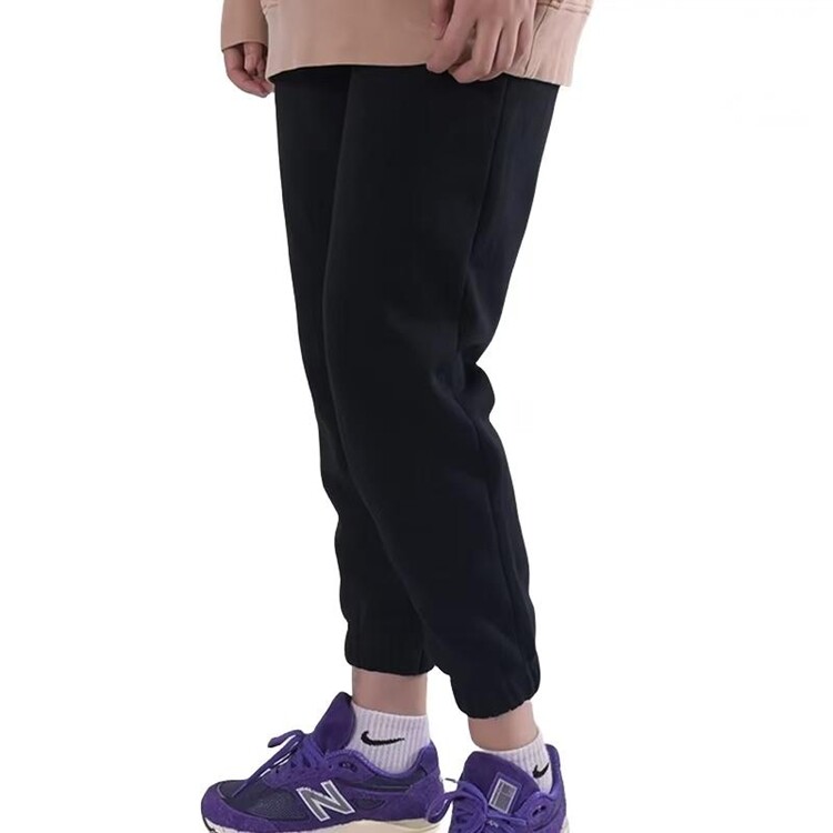 New Balance 女款休闲舒适百搭运动加绒针织长裤AWP34313-BK