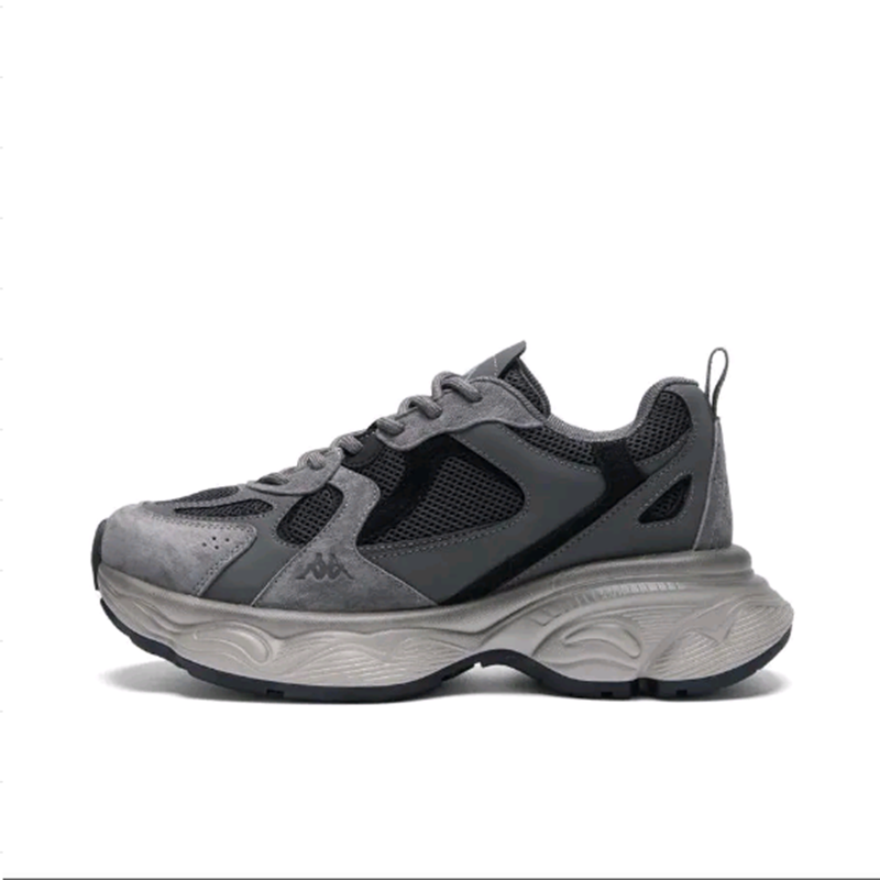 Kappa女子加绒防滑耐磨增高老爹鞋K0D85MC46CJ1-1123