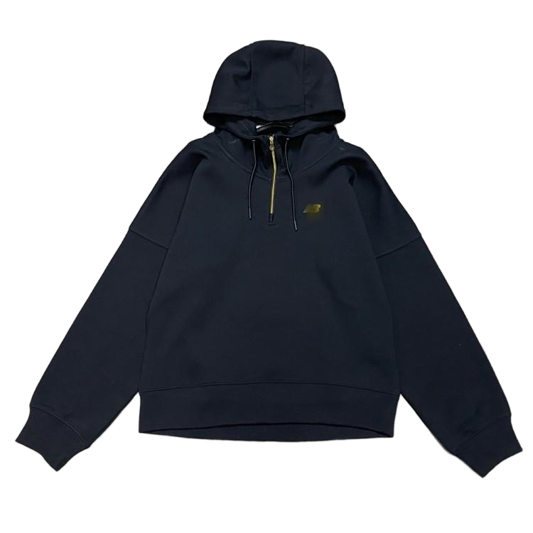 New Balance 女装春秋款潮流休闲半拉链卫衣NCA14022-BK