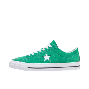 Converse匡威One Star Pro绿色翻毛皮低帮男女休闲滑板鞋A08481C