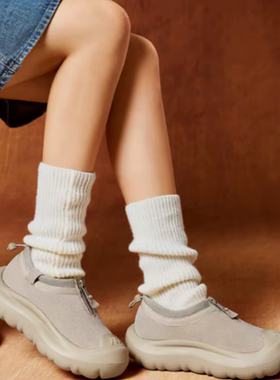 女款拉链一脚蹬棉鞋轻便保暖休闲鞋 K0F65CC01CD-602