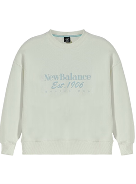 NEW BALANCE 女士宽松字母休闲运动卫衣AWT23308-PAY