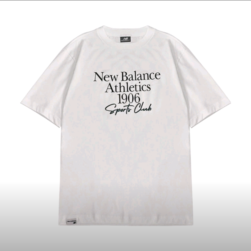 New Balance NB短袖男女夏季宽松棉质运动T恤5ED25413-IV