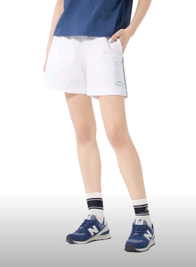 New Balance 短裤女夏季运动休闲纯棉五分裤5VD24272-WT