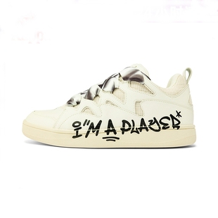 0106 K0CX5CS71D 玩家嘻哈主题面包鞋 情侣板鞋