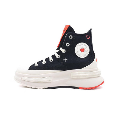 匡威Converse女Run Star Legacy爱心厚底高帮帆布鞋A09112C