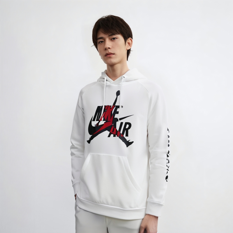 Nike耐克Jordan男薄绒运动休闲卫衣套头衫DH9505-101 AC