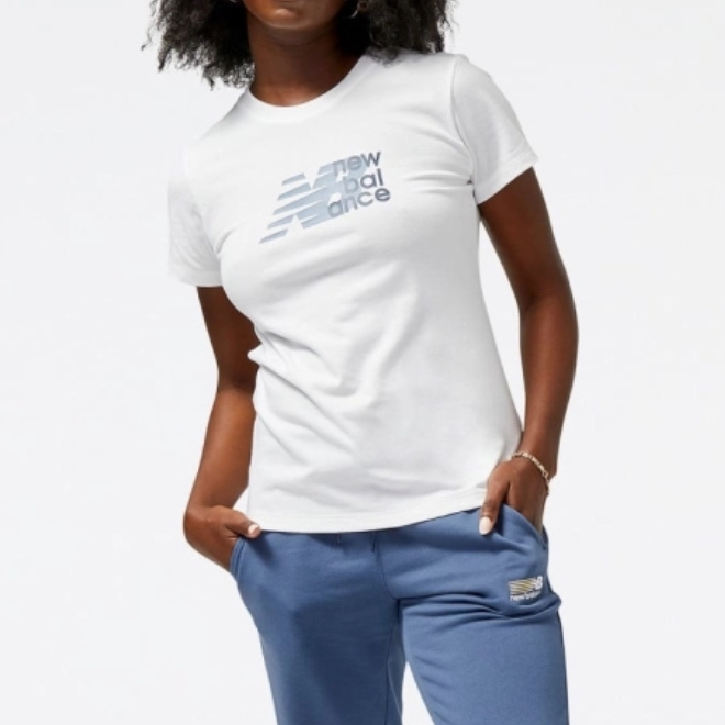 New Balance女运动休闲舒适透气短袖T恤WT31818-WT