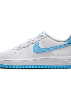 nike耐克夏季大童鞋AIR FORCE 1运动休闲板鞋FV5948-107