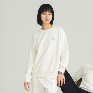 NEW BALANCE 男女纯色运动休闲套头圆领宽松卫衣 5CD12152-IV