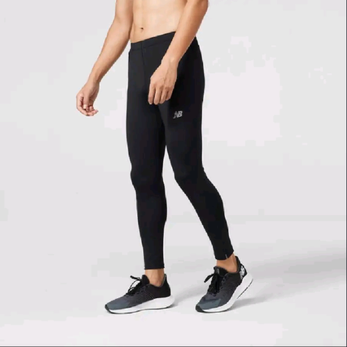 New Balance男运动健身紧身长裤AMP93191-BK