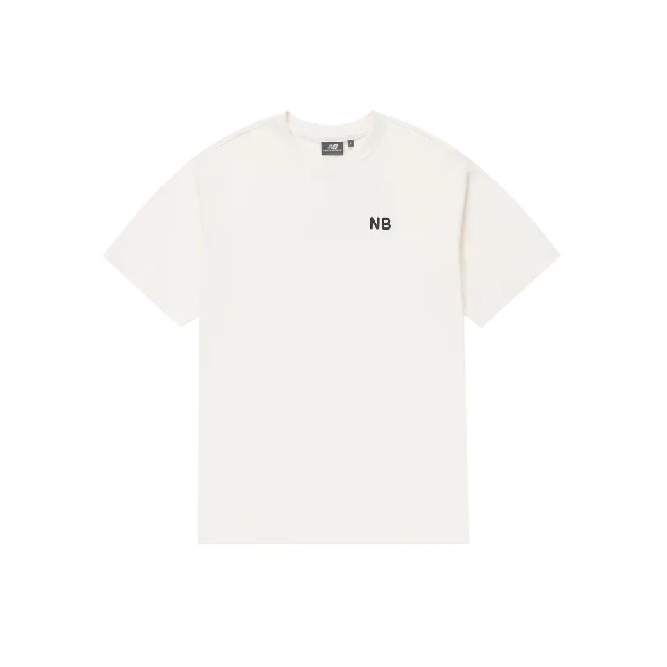 NewBalance NB联名SEIJI奶白男女插画圆领正肩短袖T恤5ED26221-IV
