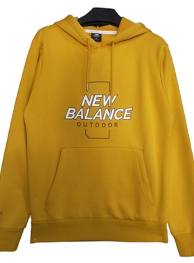 New Balance 男子春秋运动连帽套头卫衣AMT04367-YL