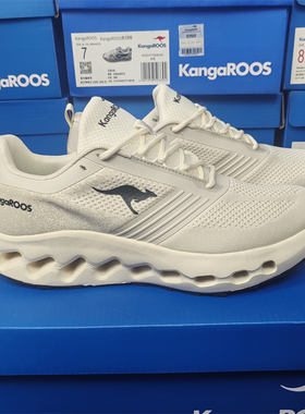 KangaROOS/袋鼠 男女 减震透气 运动休闲跑步鞋 KO244FT0201-012