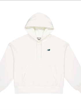 New Balance 美式字母连帽套头休闲卫衣 女款NCD42222-IV