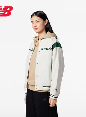 NEW BALANCE 女款舒适休闲运动百搭棒球服夹克外套 AWJ33312-CIC