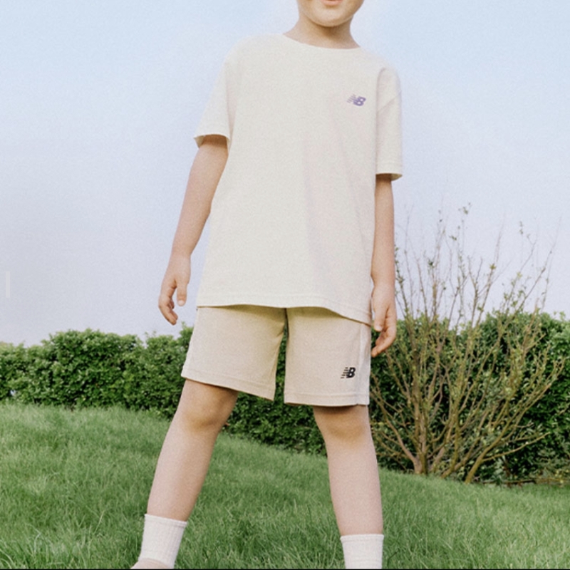 New Balance男女儿童运动休闲短袖T恤7EE2S073-IV