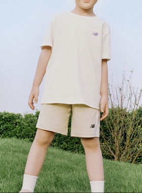 New Balance男女儿童运动休闲短袖T恤7EE2S073-IV
