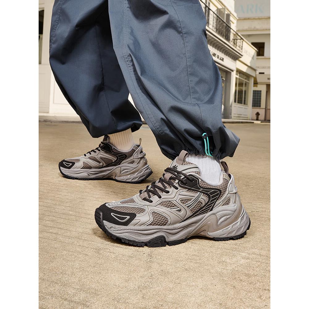 卡帕Kappa老爹鞋男鞋逐风二代网面透气运动鞋K0EX5MC02CJ-138