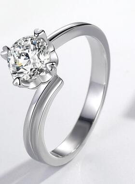 JZ293六爪一克拉仿真钻戒