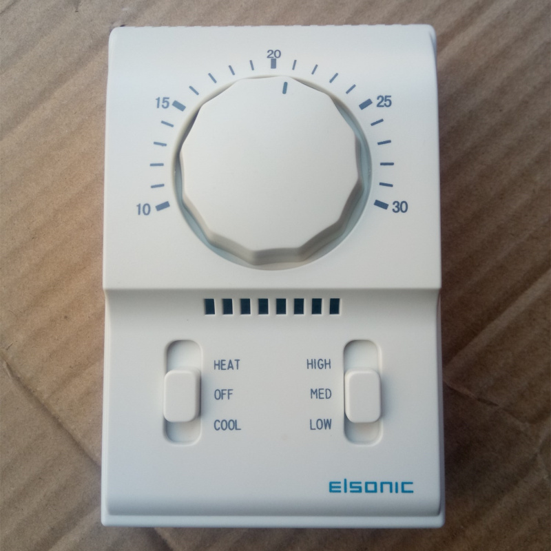 亿林温控器AC801B1730 中央空调控制面板风机盘管机械式调速开关