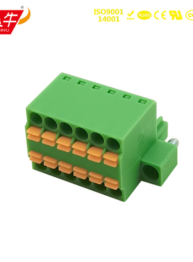 3.5mm凤凰双层弹簧PCB插拔式接线端子排KF2EDGKDHM/TFMC 1,5-STF