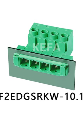 10.16mm炎牛凤凰穿墙插拔式PCB接线端YN2EDGSRKW/KF/DFK-PC16-ST
