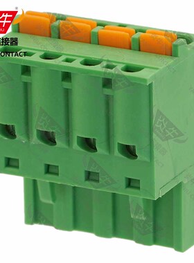 5.0mm凤凰免螺丝弹簧PCB接线端子插头YN2EDGKD/KF/2ESDSR/FKC2.5