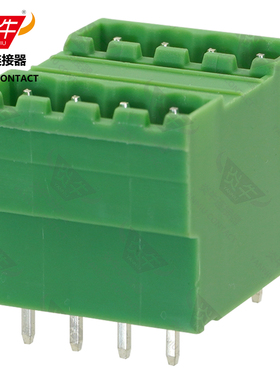 5.0mm炎牛双排插拔式接线端子插座YN2EDGVH/KF/5EHDBV/MDSTBV2.5-