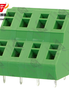 7.62mm炎牛连接器双层回拉弹簧式PCB接线端YN736A/KFM/ZFKKDS-2.5