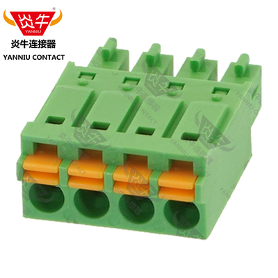 3.5mm炎牛弹簧接线端子YN15EDGKN