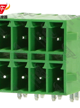 3.5mm炎牛双排插拔式接线端子YN15EDGRHBN/KF2EDGKRG/MCDN1,5-G1