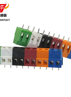 镀金5.08mm炎牛连接器凤凰PCB接线端子YN500/DG/KF128/L/MKDS1.5