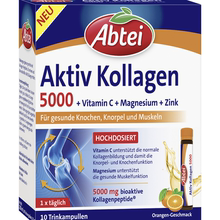 德国直邮Abtei Aktiv Kollagen 5000胶原蛋白肽原液 支持骨骼肌肉