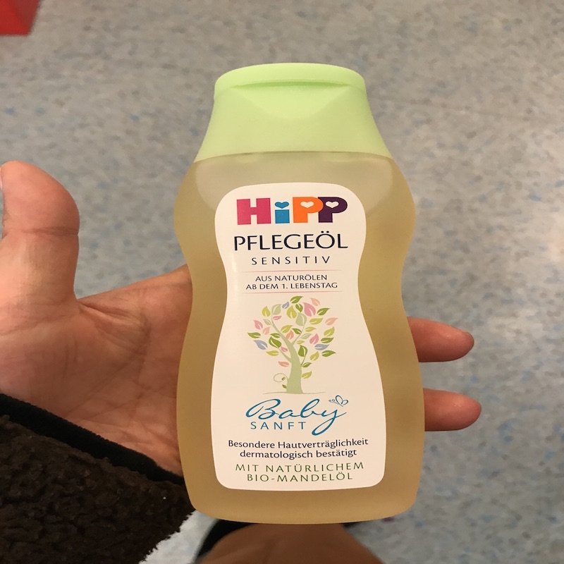 德国dm直邮Hipp喜宝有机婴幼儿杏仁油按摩油全身抚触油低敏200ml