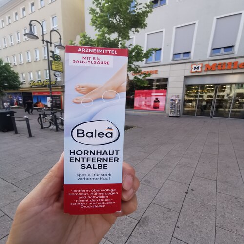 德国直邮 Balea水杨酸角质霜 减少脚部摩擦压力 脚底足跟厚茧硬皮