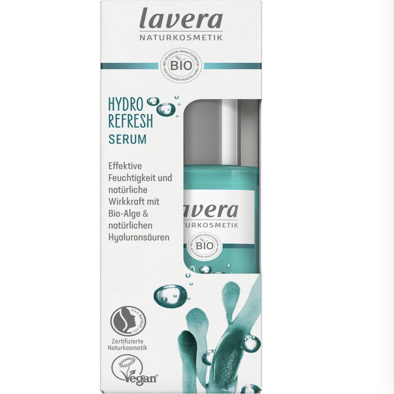 德国直邮Lavera拉薇海藻玻尿酸清爽精华乳液隔离抗污染保湿30ml