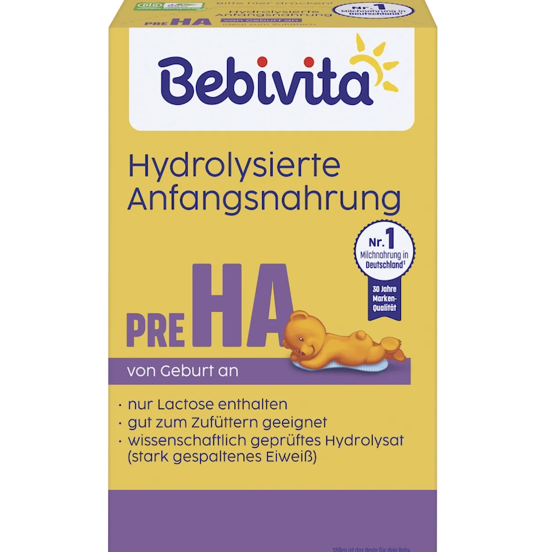 德国直邮 Bebivita Pre HA 贝唯他水解蛋白质新生婴幼儿配方奶粉