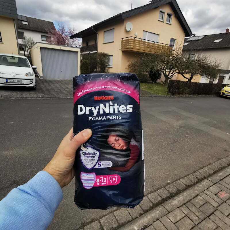 德国直邮HUGGIES DryNites青少年夜用安睡裤 大女童拉拉裤 纸尿裤