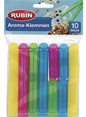 德国直邮RUBIN食品零食夹子 快速密封袋子 防冻防加热 可以洗碗机