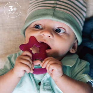 德国直邮 dentistar TPE婴儿牙胶咬环 超柔软 舒缓牙龈 无BPA PVC