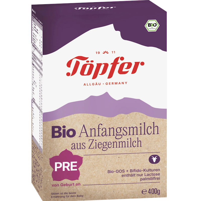 德国直邮 Topfer BIO特福芬有机新生婴儿羊奶粉pre段1段2段 400g