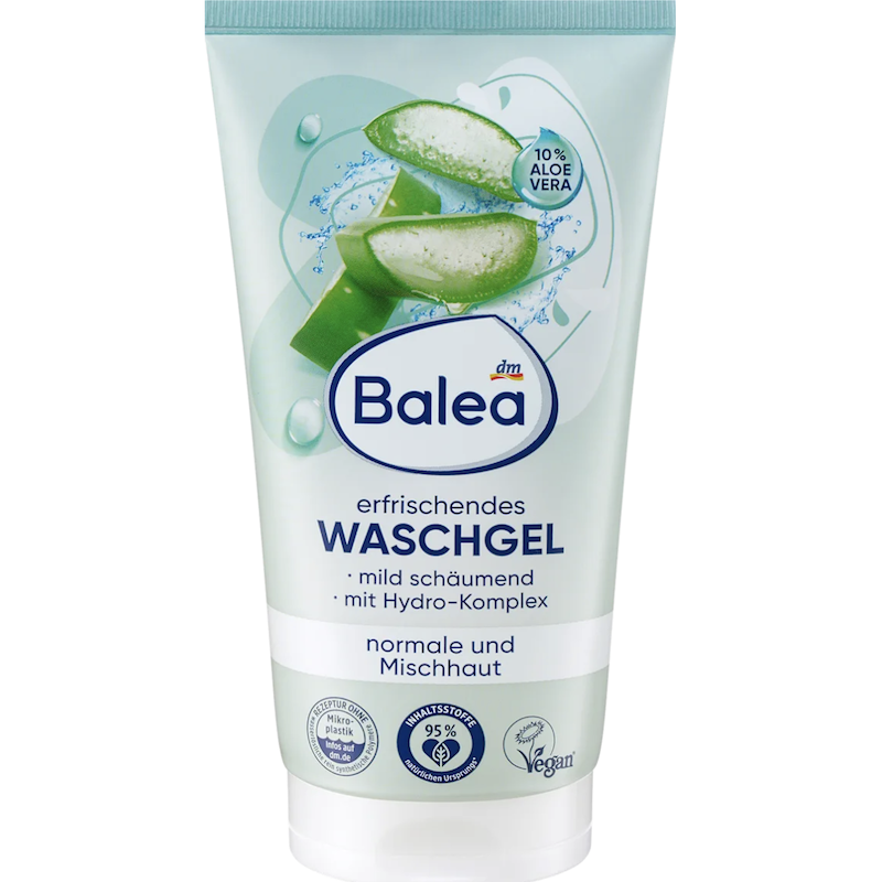 德国直邮Balea芭乐雅芦荟洗面奶 清爽洁面凝胶 温和水润保湿150ml