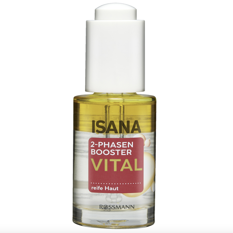 德国直邮 原装ISANA Vital精油玻尿酸补水紧致滋养抗皱二合一精华