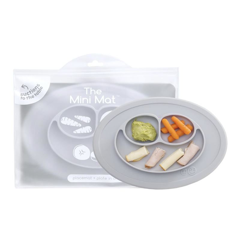 德国直邮 ezpz 新生婴儿宝宝硅胶餐垫分隔餐盘辅食碗防摔 无BPA