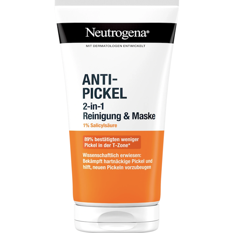 德国直邮Neutrogena Anti Pickel 2in1清痘面膜 控油洁面痘痘无油
