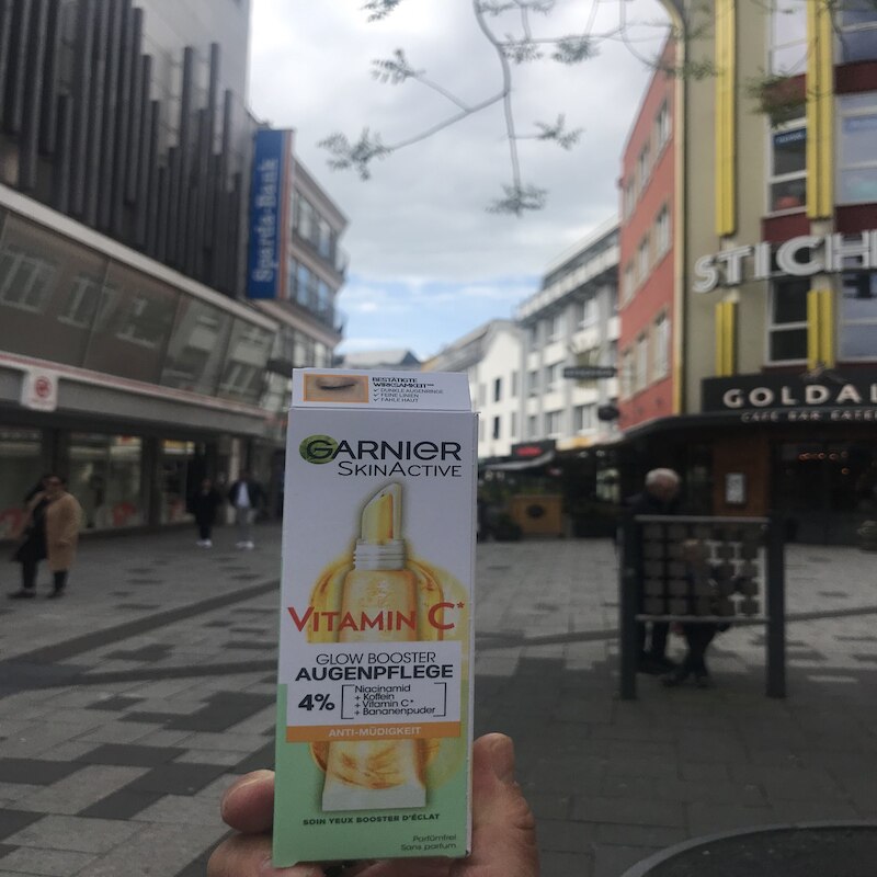 德国直邮 本土版 Garnier卡尼尔VC眼霜 4% 烟酰胺眼周提亮