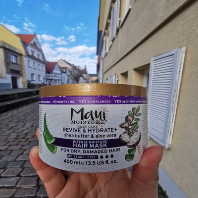 德国直邮Maui Moisture椰子油乳木果发膜 保湿柔软光泽防断发再生